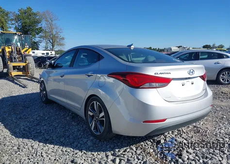2015 Hyundai Elantra Limited (Ulsan Plant) from USA, damaged, VIN KMHDH4AE3FU266640